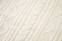 Loam Raccoon-Wool Cable Sweater