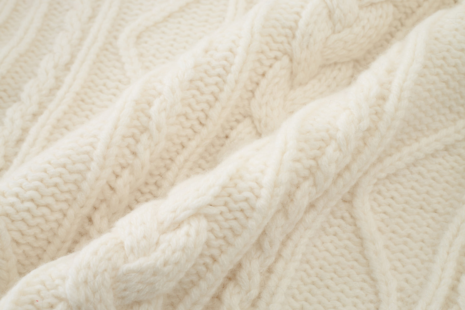 Loam Raccoon-Wool Cable Sweater