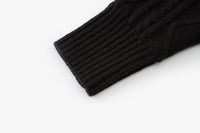 Loam Raccoon-Wool Cable Sweater