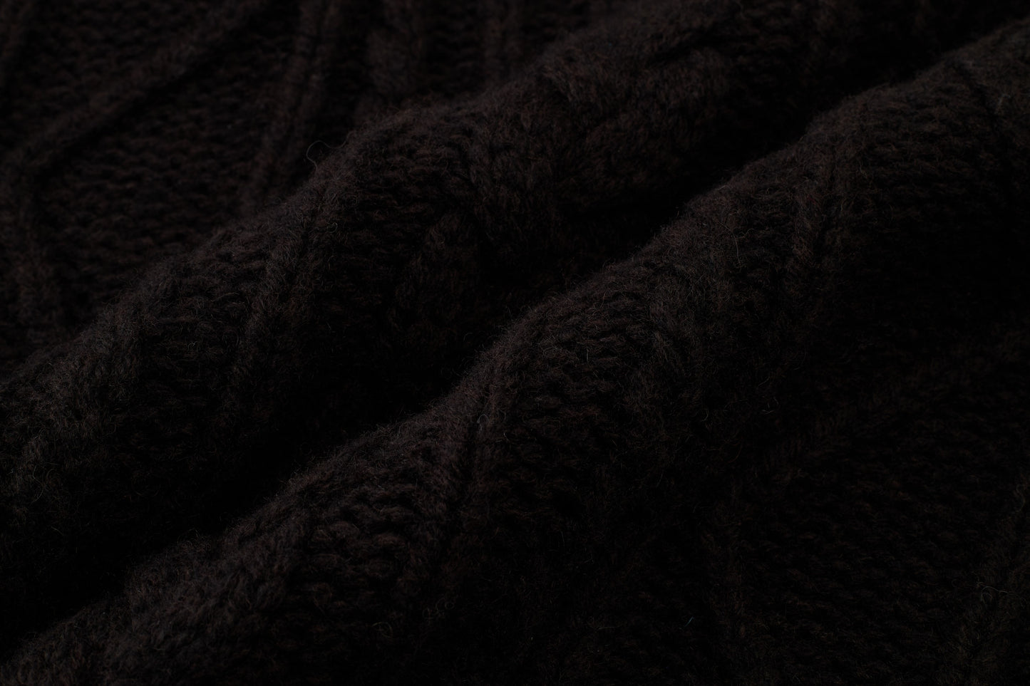 Loam Raccoon-Wool Cable Sweater