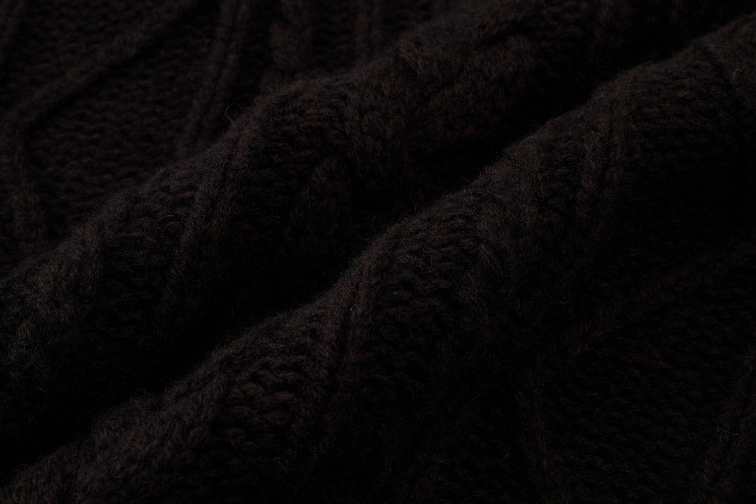 Loam Raccoon-Wool Cable Sweater