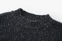Marl Wool Cocoon Crew