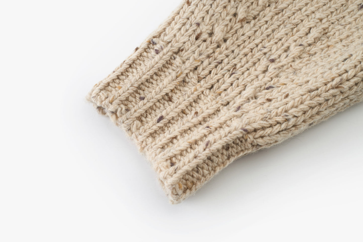 Marl Wool Cocoon Crew