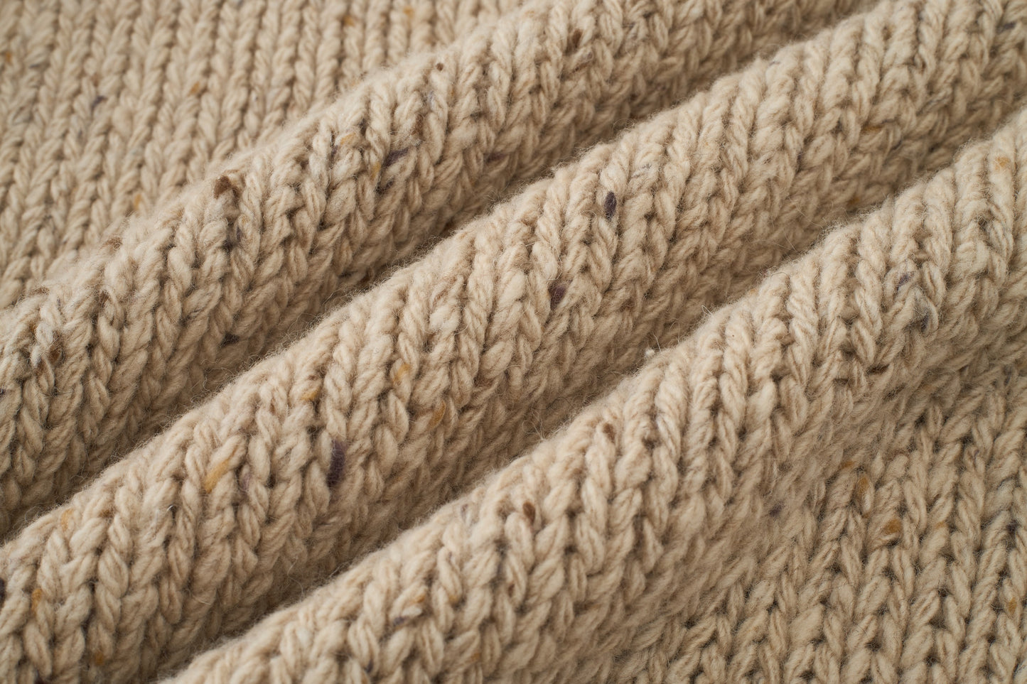 Marl Wool Cocoon Crew