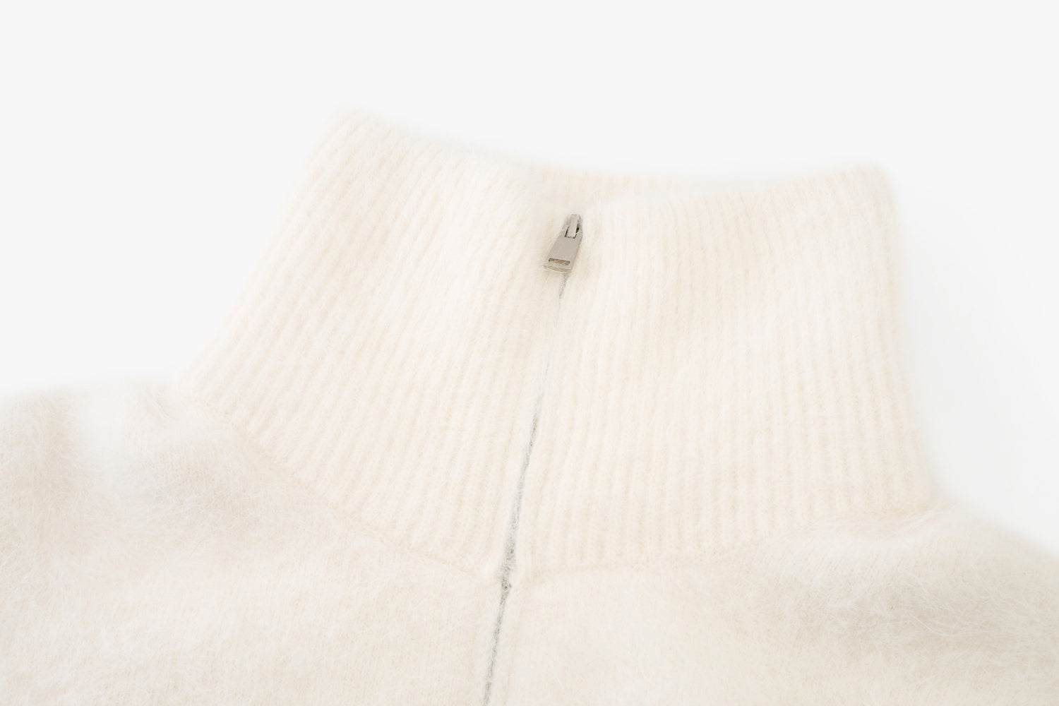 Hush Rabbit-Wool Zip Jacket