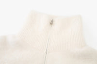 Hush Rabbit-Wool Zip Jacket