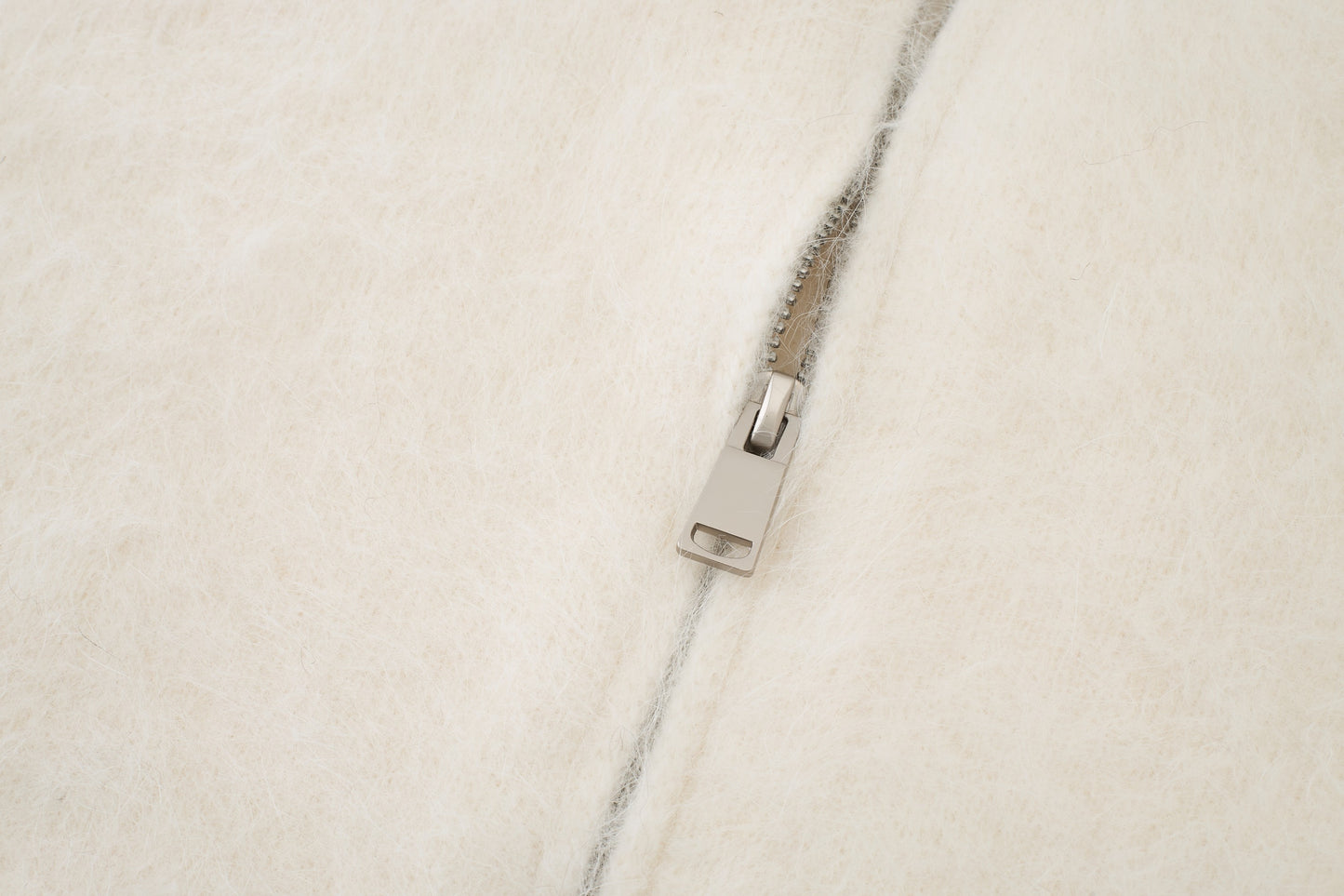 Hush Rabbit-Wool Zip Jacket