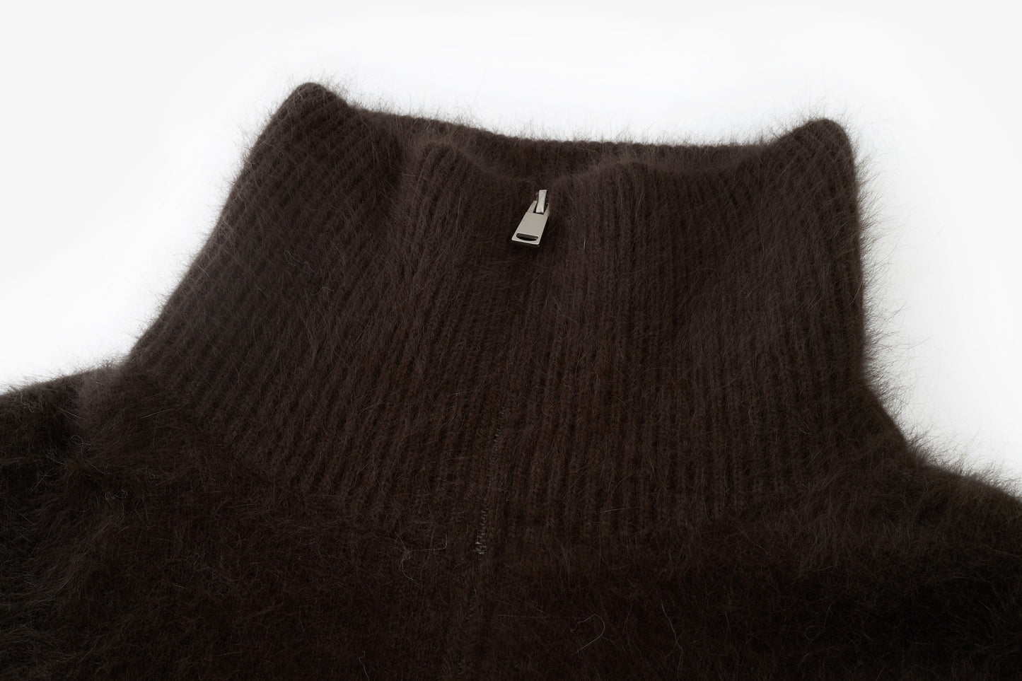 Hush Rabbit-Wool Zip Jacket