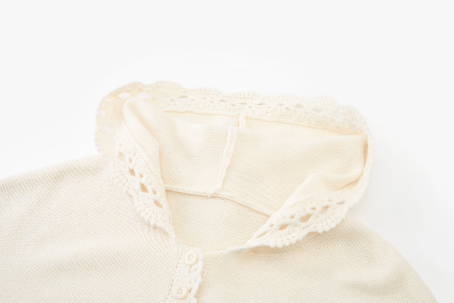 Halo Hand-Crochet Wool Hoodie