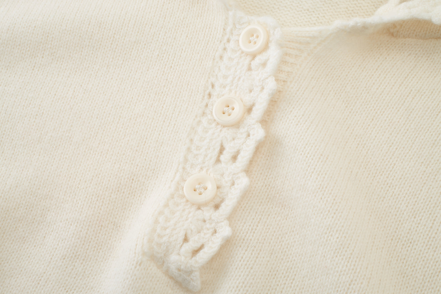 Halo Hand-Crochet Wool Hoodie