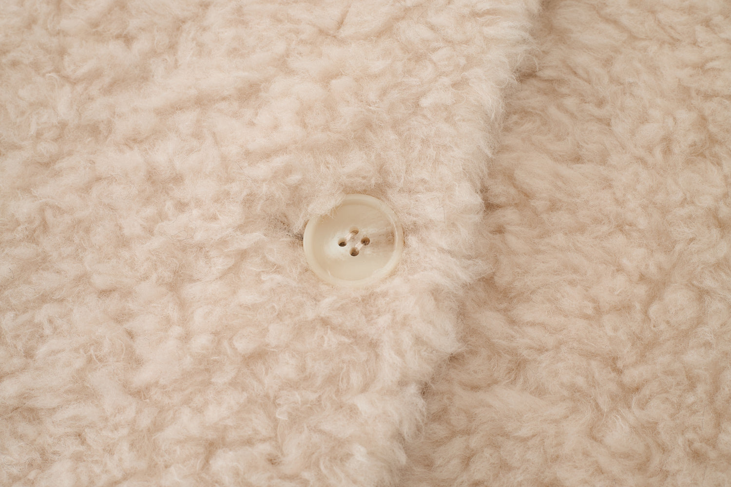 Contrast Leather Shearling