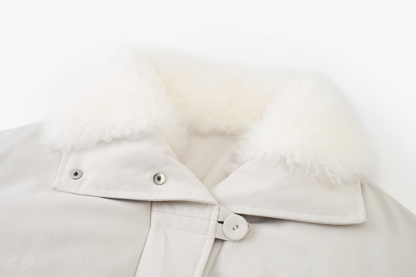 Aura Cashmere-Collar Down Parka