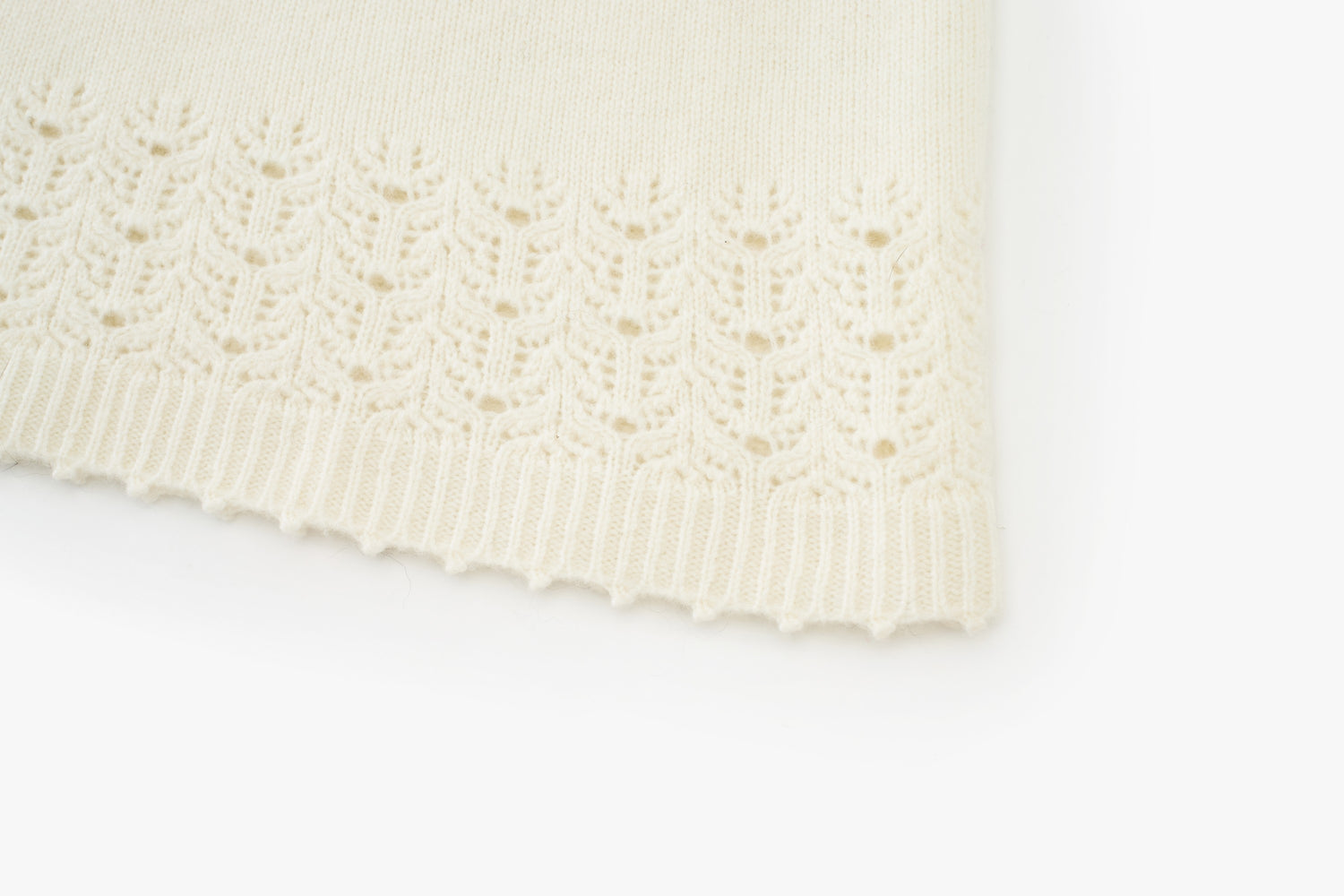 Halo Wool Crochet A-Line Skirt