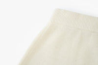 Halo Wool Crochet A-Line Skirt