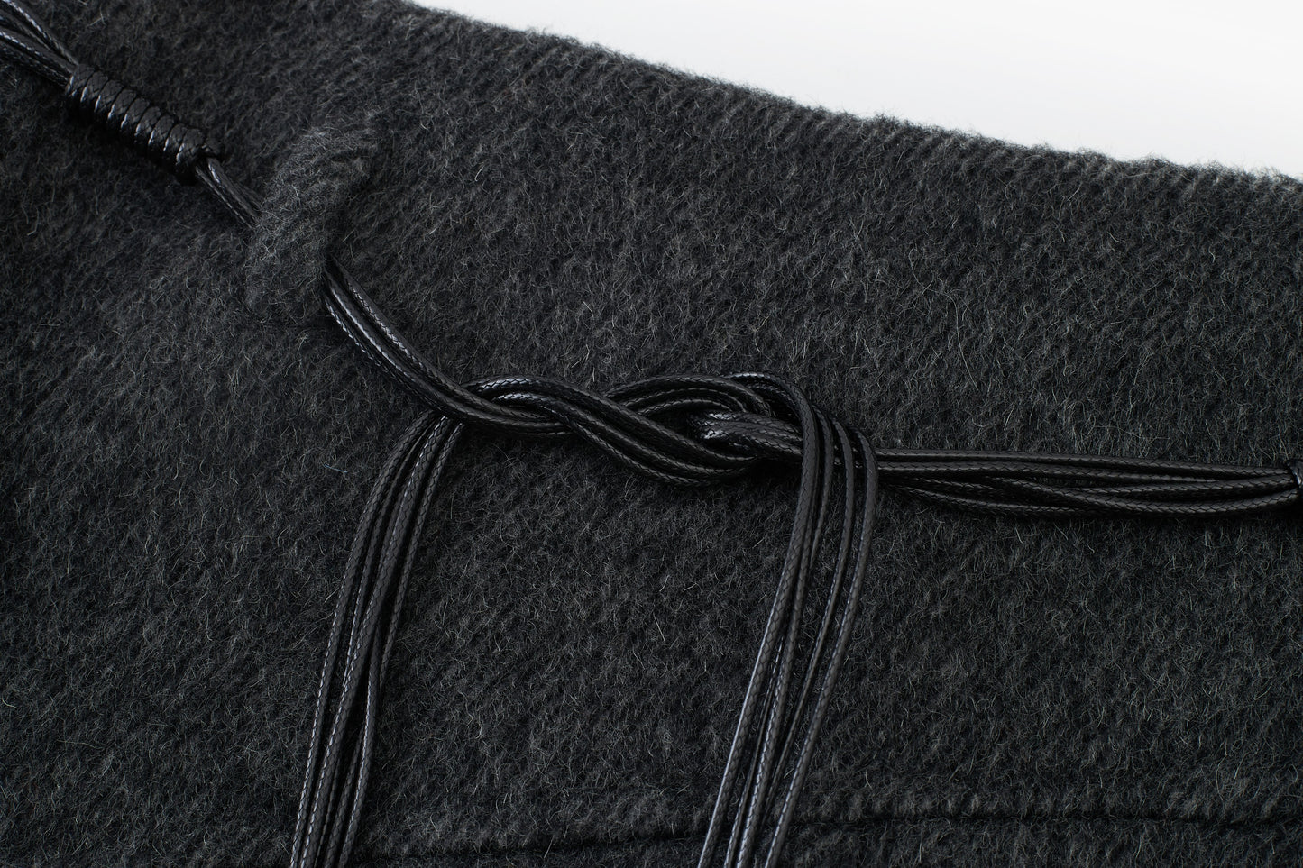 Trace Wool-Alpaca A-Line Skirt