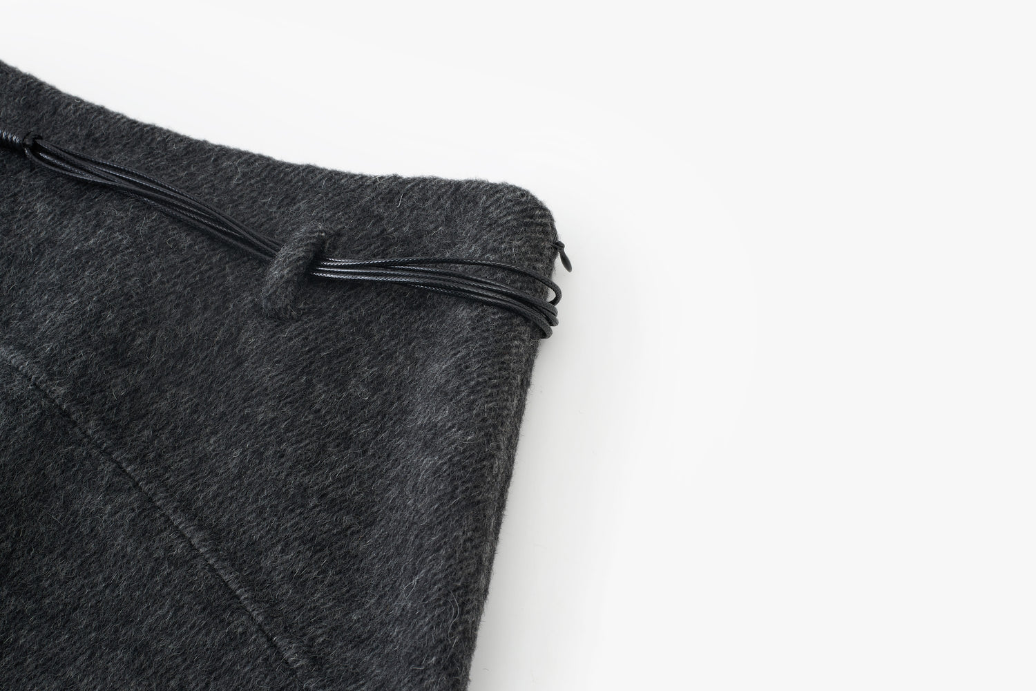 Trace Wool-Alpaca A-Line Skirt