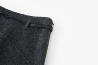 Trace Wool-Alpaca A-Line Skirt