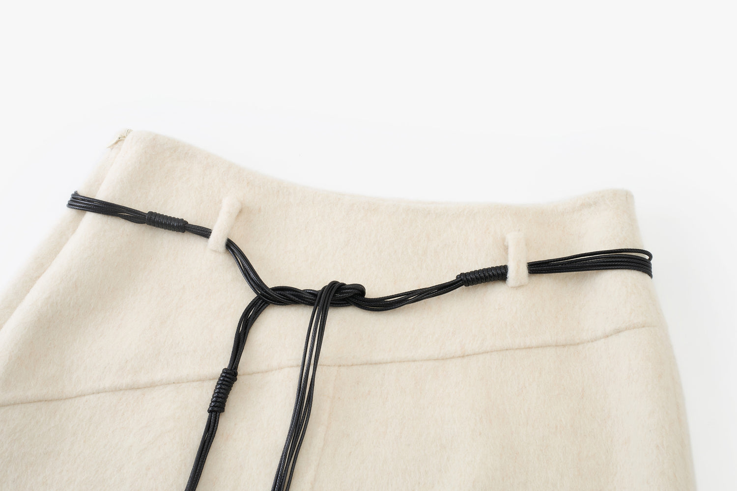 Trace Wool-Alpaca A-Line Skirt