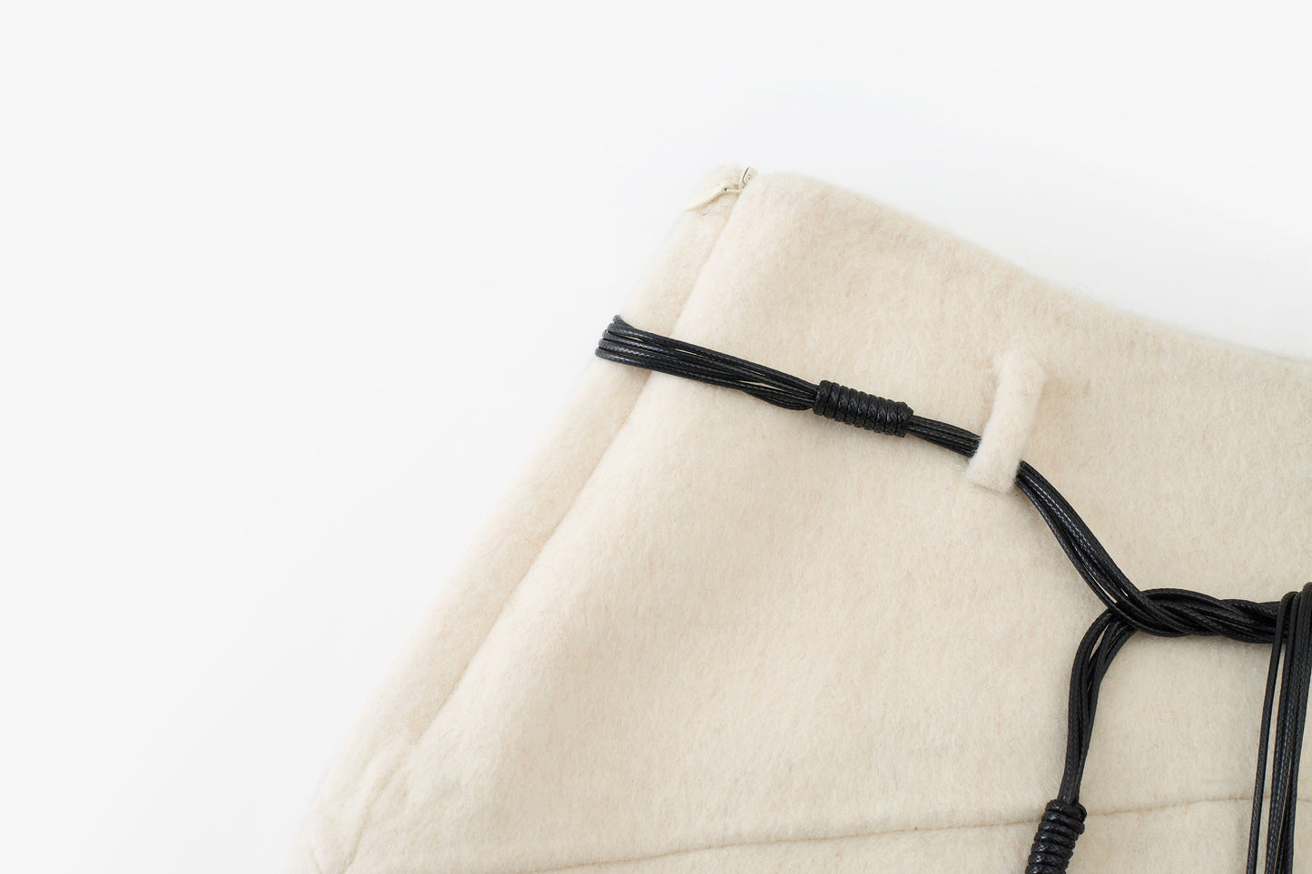 Trace Wool-Alpaca A-Line Skirt