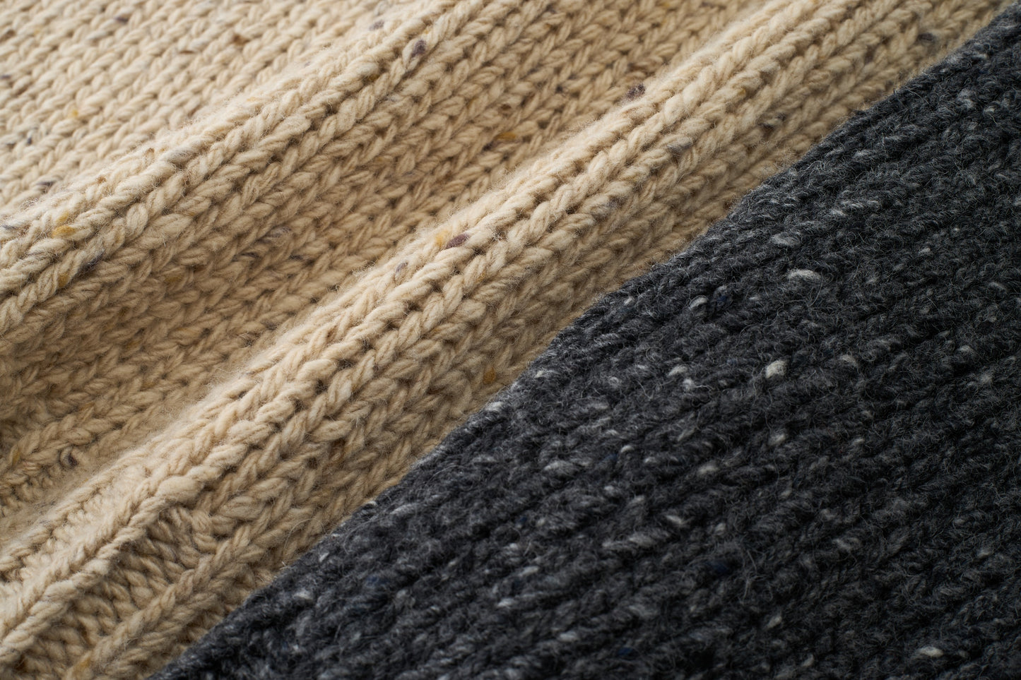 Marl Wool Cocoon Crew