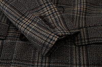 Glen Check Wool-Blend Double-Breasted Blazer