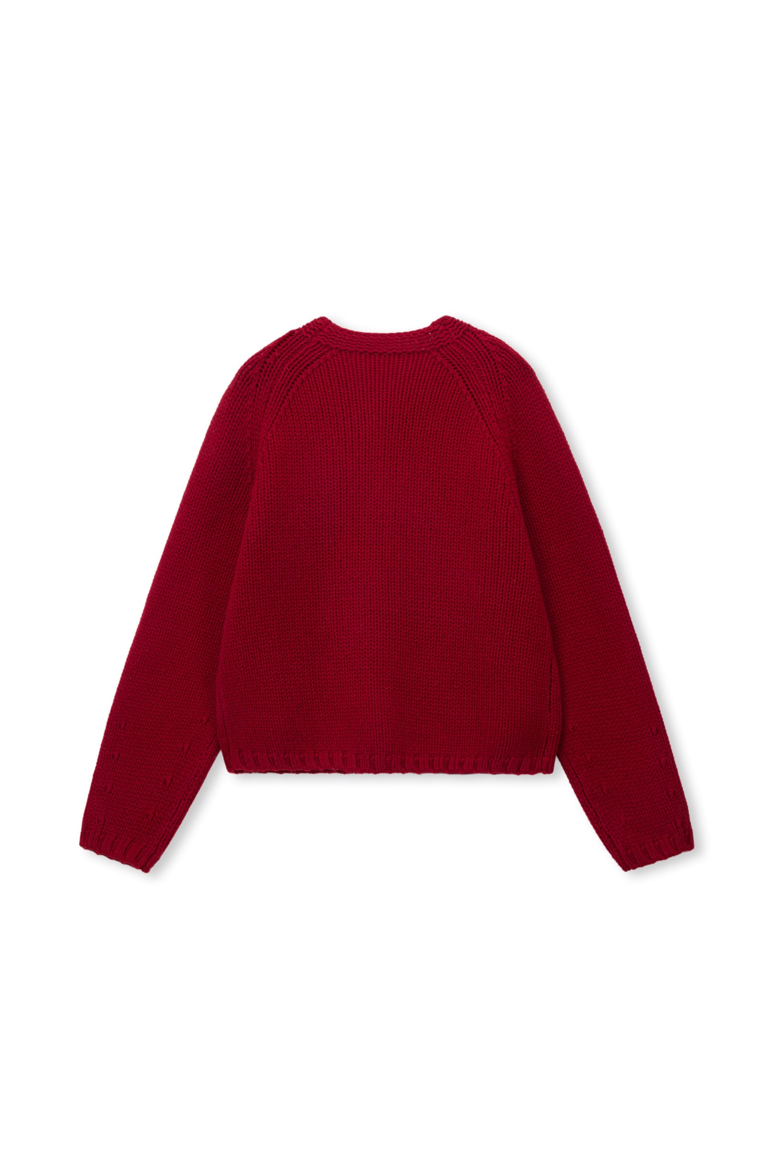 Noël Hooded Wool Scarf Cardigan