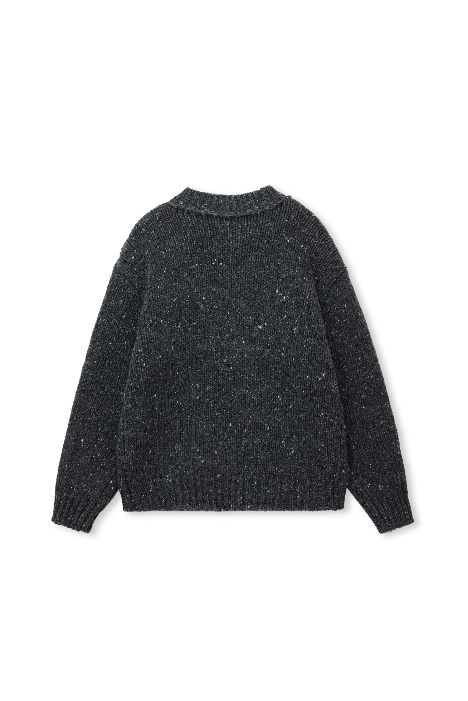 Marl Wool Cocoon Crew