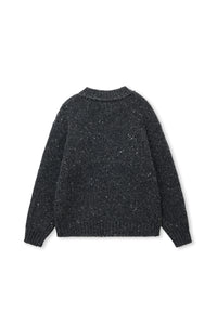 Marl Wool Cocoon Crew