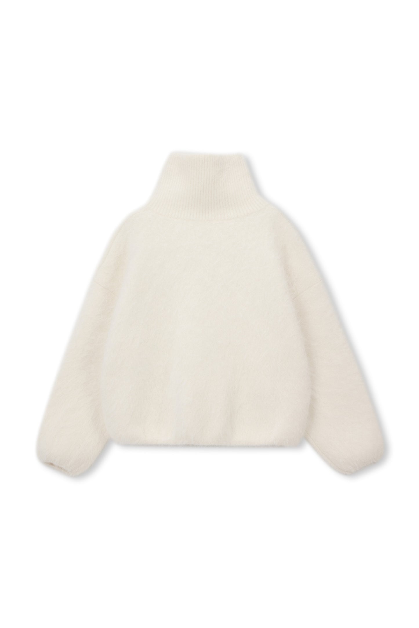 Hush Rabbit-Wool Zip Jacket