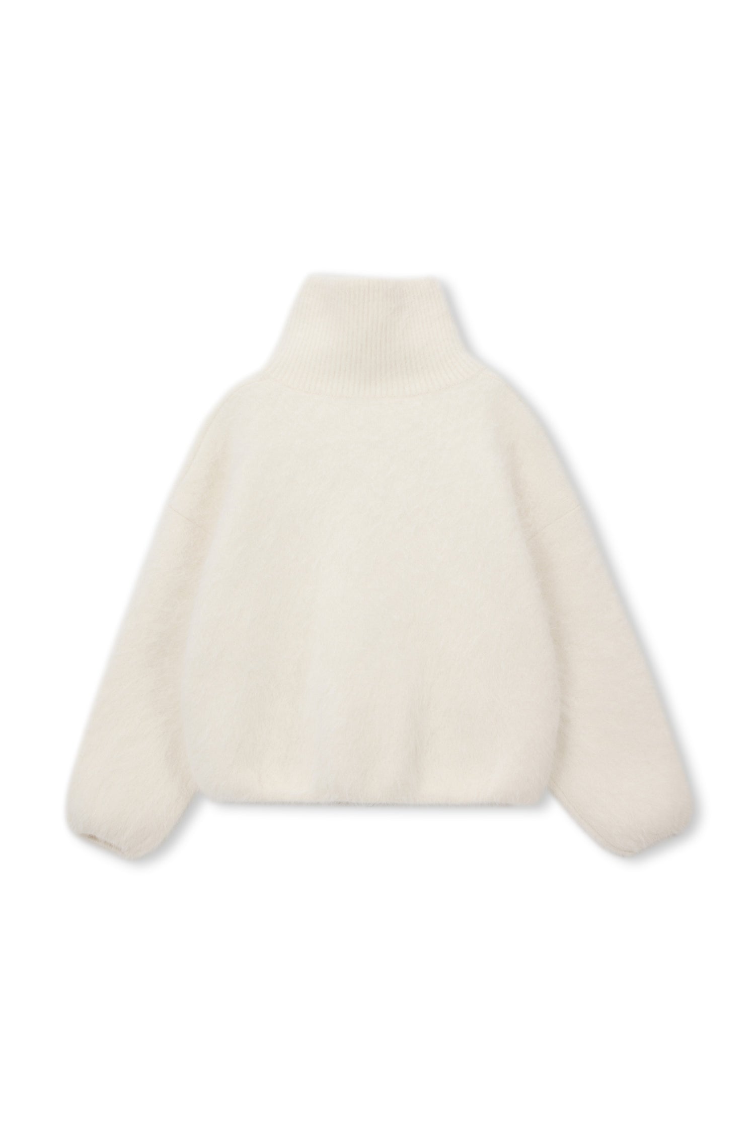 Hush Rabbit-Wool Zip Jacket