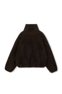 Hush Rabbit-Wool Zip Jacket