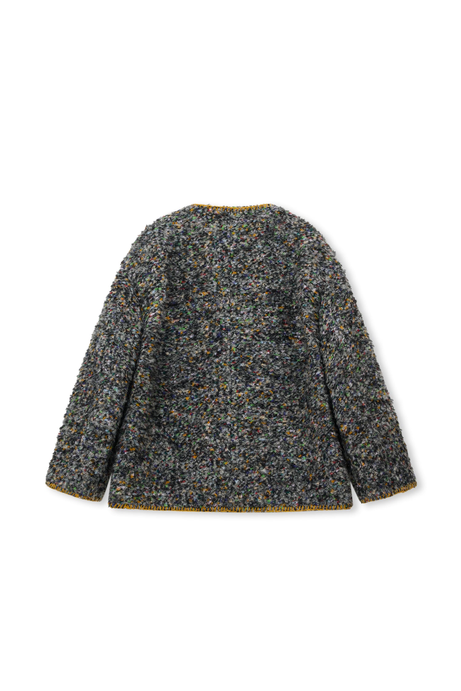 Mosaic Tweed Down Jacket