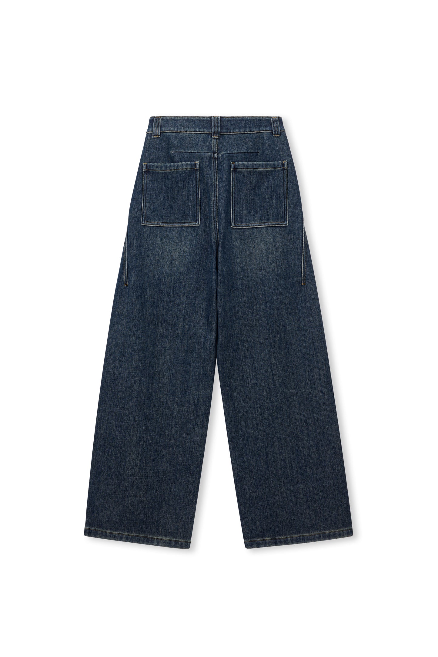 Cocoon Wide-Leg Denim