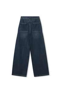 Cocoon Wide-Leg Denim