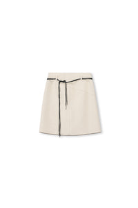 Trace Wool-Alpaca A-Line Skirt