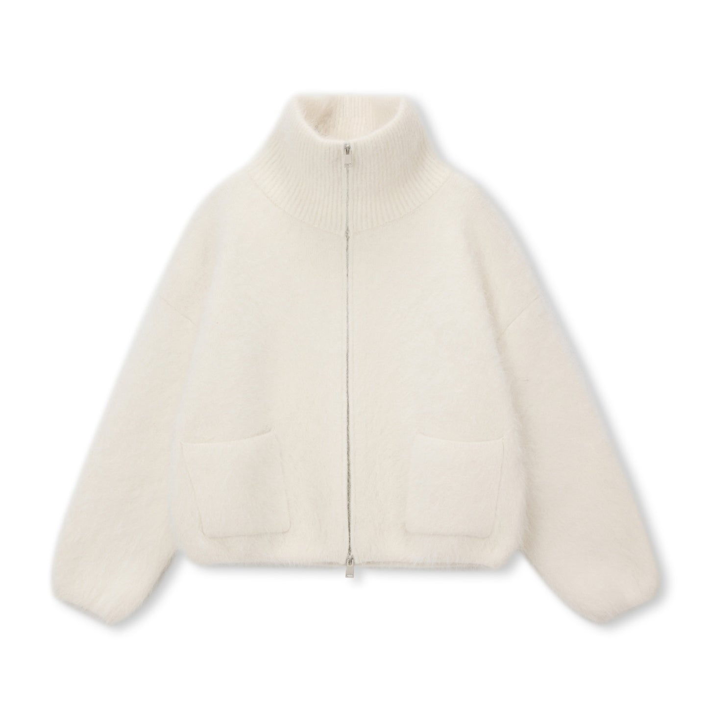 Hush Rabbit-Wool Zip Jacket
