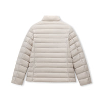 Chevron-Quilted Goose Down Jacket