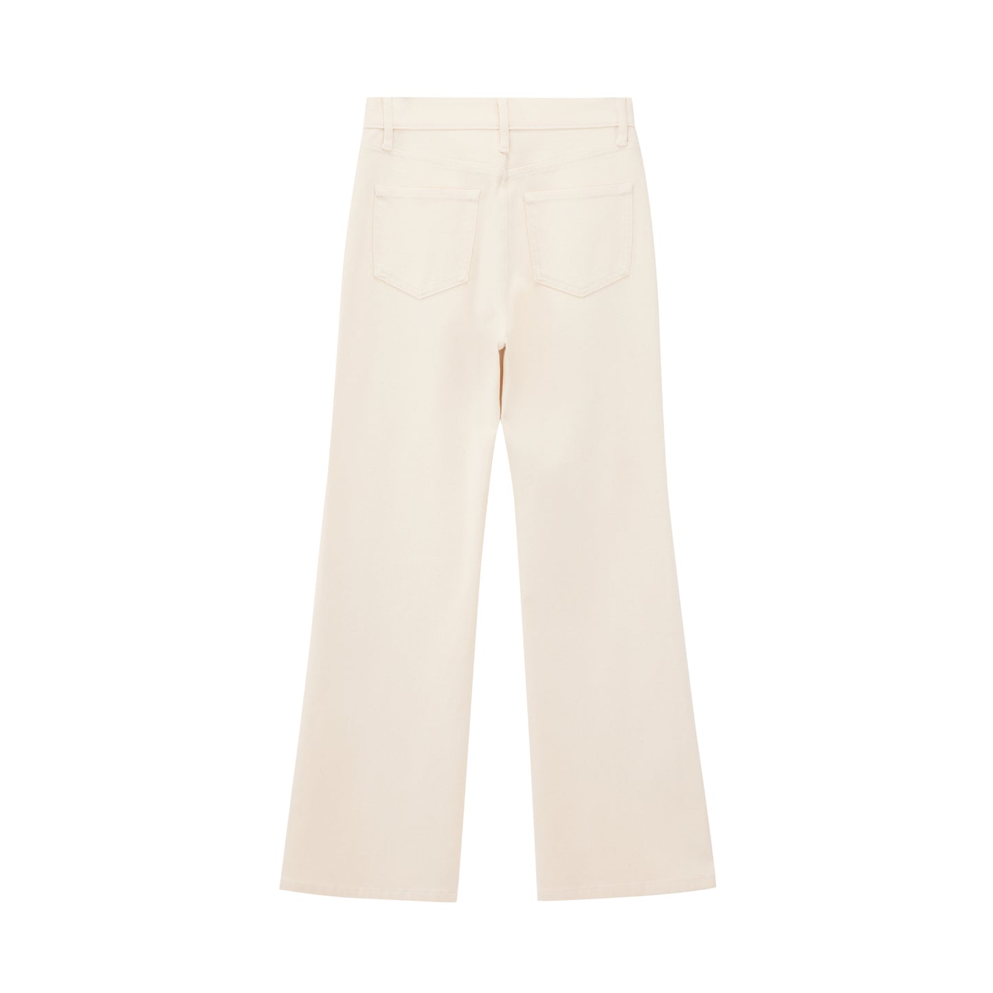 Clean High-Rise Straight-Leg Pants