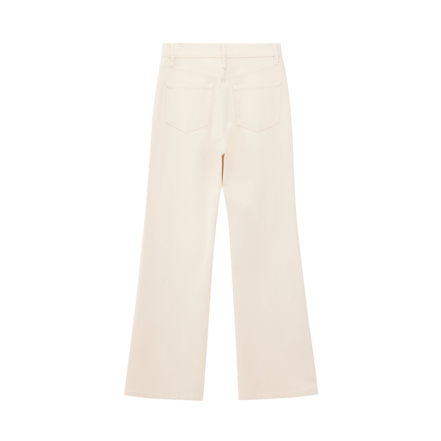 Clean High-Rise Straight-Leg Pants