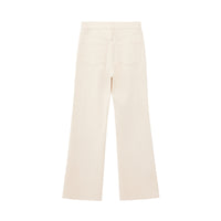 Clean High-Rise Straight-Leg Pants