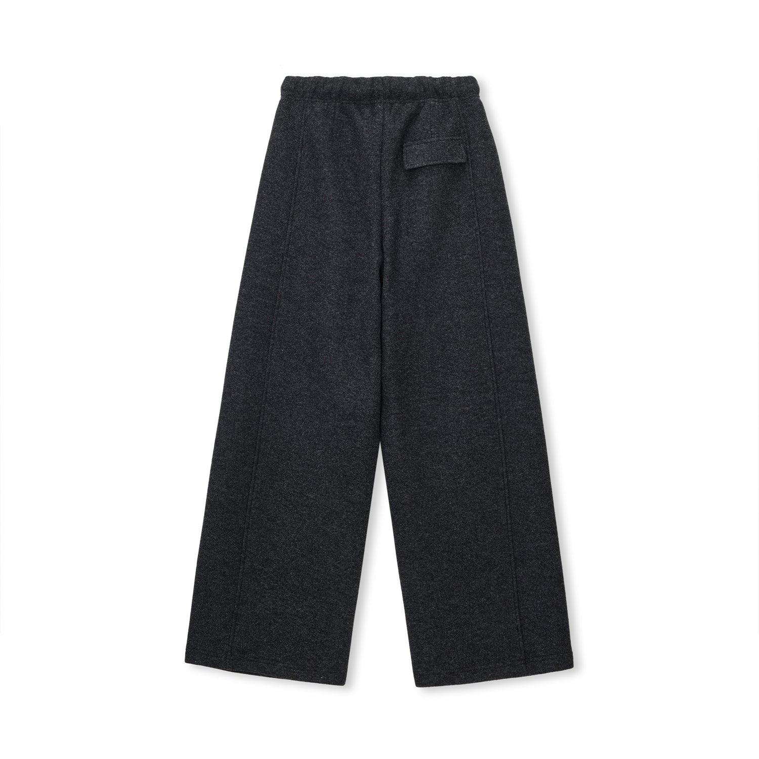 Drawstring-Waist Wool-Blend Wide-Leg Pants