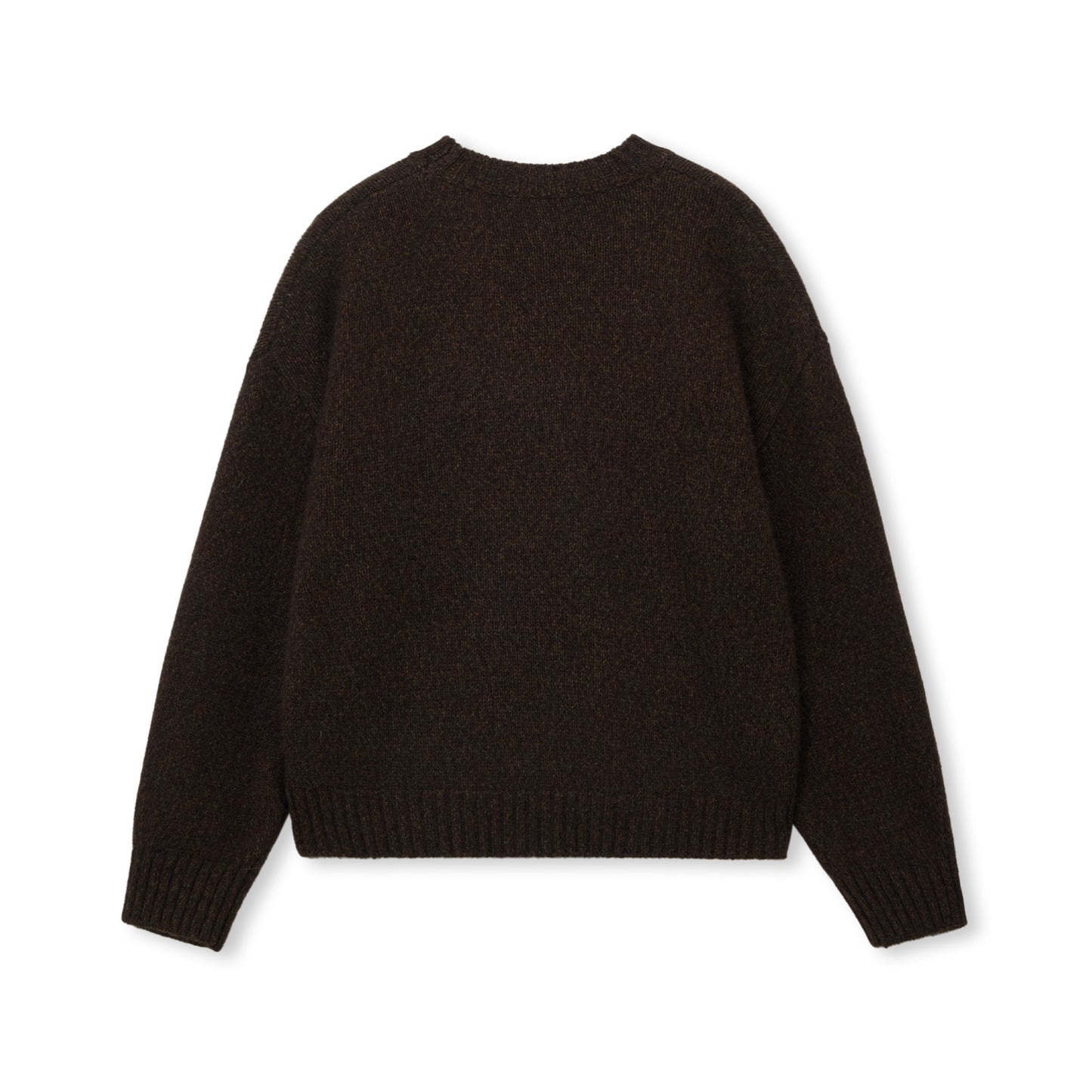 Brushed Wool-Blend Crewneck Sweater