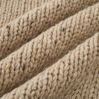 Marl-Knit Wool Crewneck Sweater