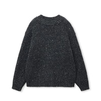 Marl Wool Cocoon Crew