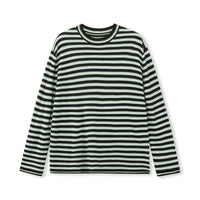 Stripe Silk-Blend Knit Sweater