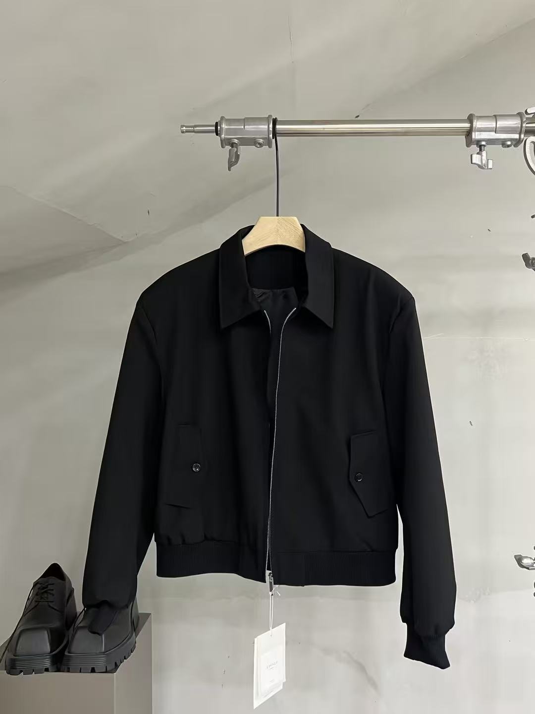 Zip-Up Utility Collar Jacket
