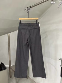 Relaxed Tailored Wide-Leg Trousers