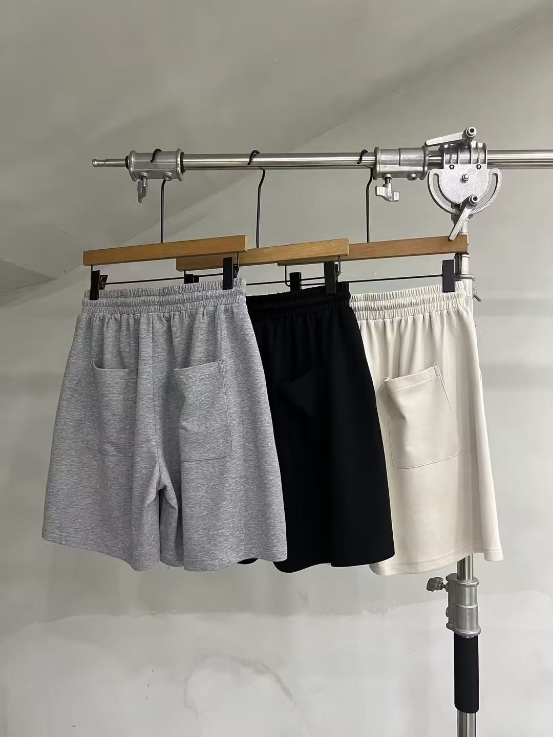 Relaxed Drawstring Knit Shorts