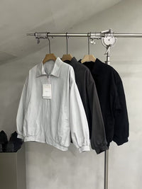 Dropped-Shoulder Zip-Up Utility Jacket