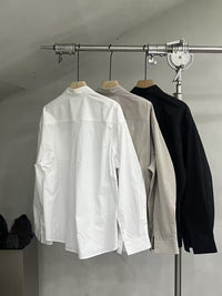 Oversized Pocket Cotton Shirt